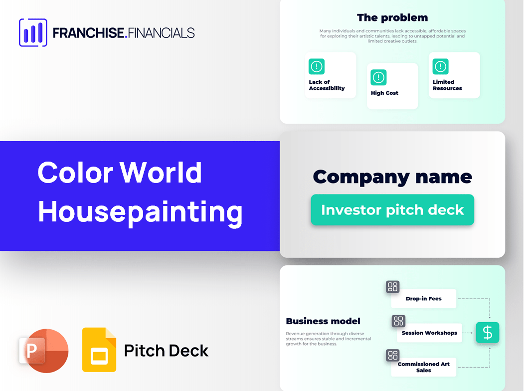 Color World Housepainting Franchise Pitch Deck Template