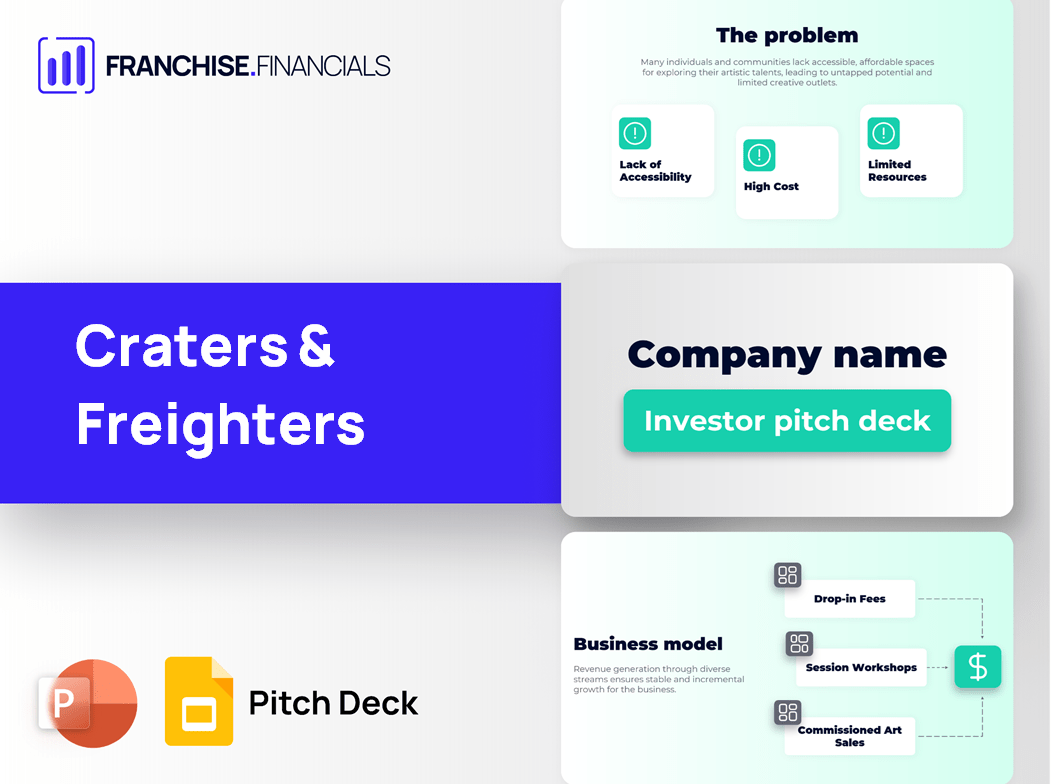 Craters & Freighters Franchise Pitch Deck Template