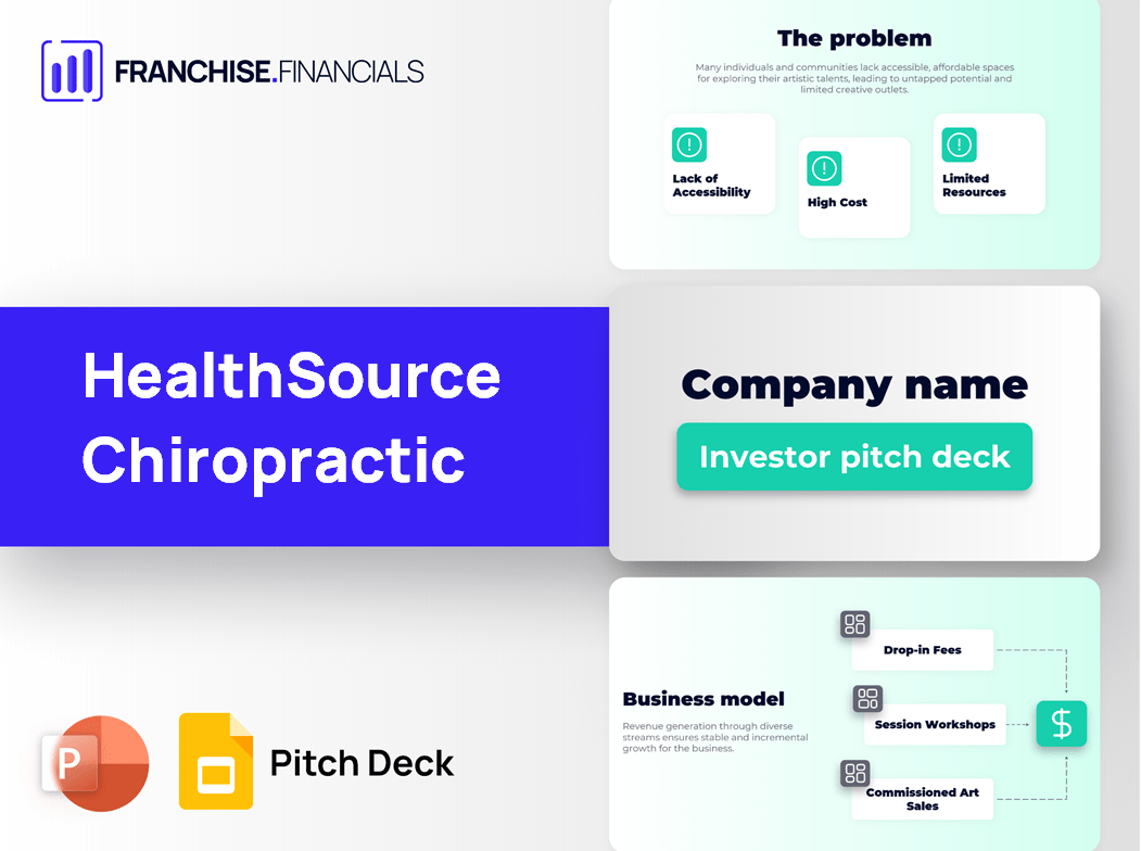 HealthSource Chiropractic Franchise Pitch Deck Template