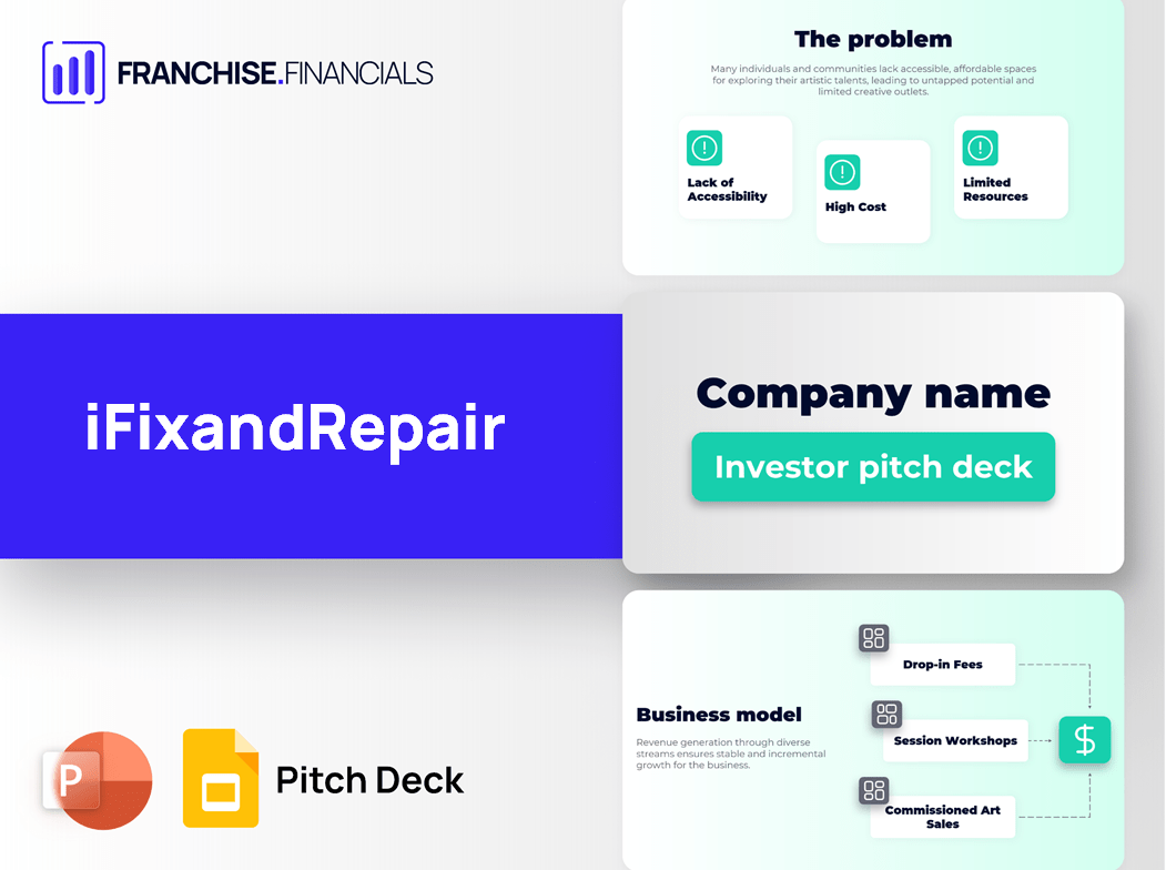 iFixandRepair Franchise Pitch Deck Template