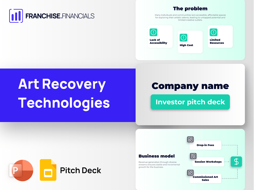 Art Recovery Technologies Franchise Pitch Deck Template