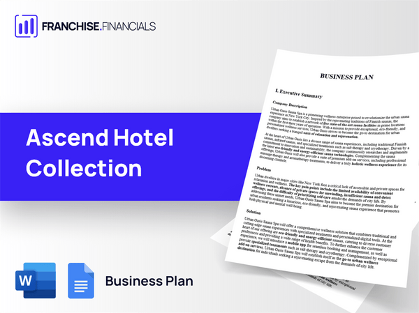 Ascend Hotel Collection Franchise Business Plan Template