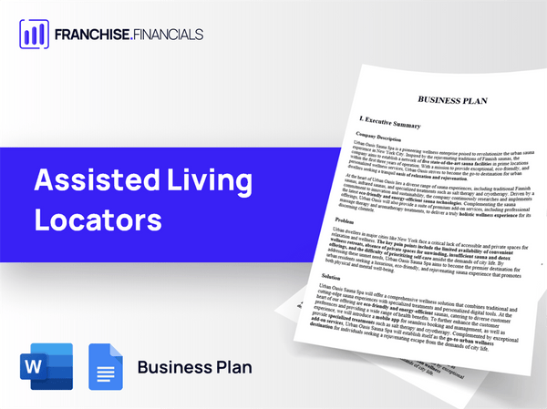 Assisted Living Locators Franchise Business Plan Template