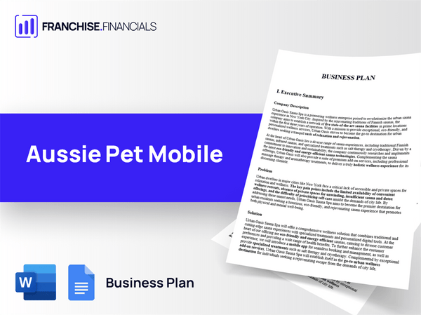Aussie Pet Mobile Franchise Business Plan Template
