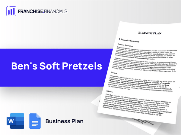 Ben's Soft Pretzels Franchise Business Plan Template