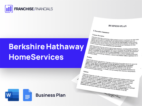 Berkshire Hathaway HomeServices Franchise Business Plan Template