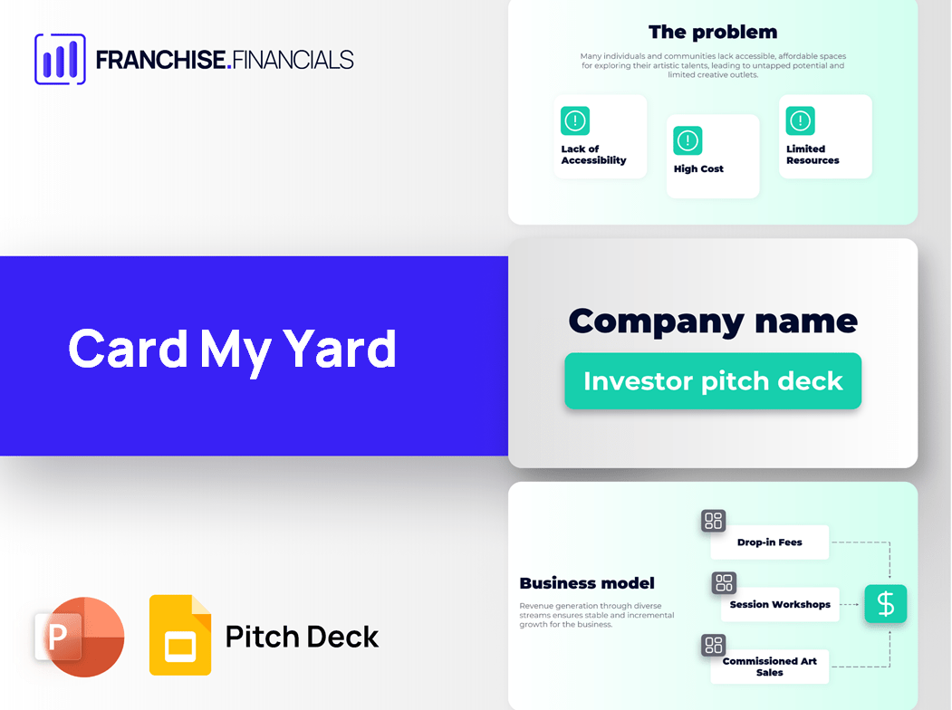 Card My Yard Franchise Pitch Deck Template