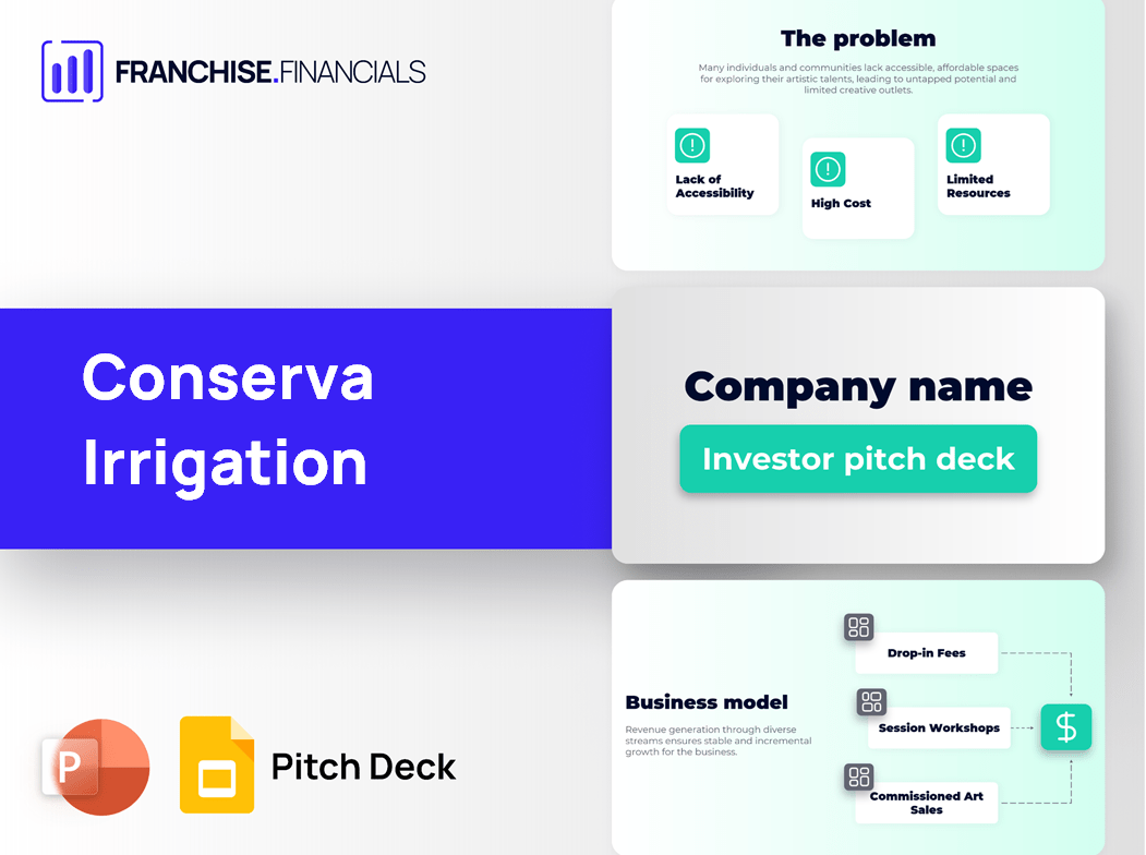 Conserva Irrigation Franchise Pitch Deck Template