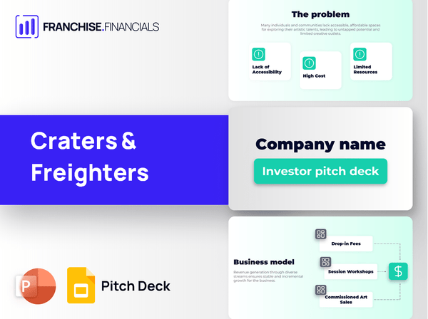 Craters & Freighters Franchise Pitch Deck Template