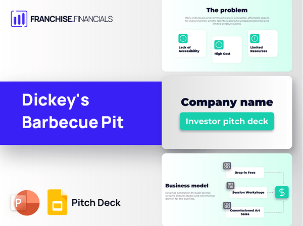 Dickey's Barbecue Pit Franchise Pitch Deck Template