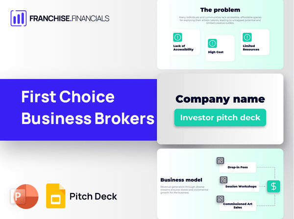 First Choice Business Brokers Franchise Pitch Deck Template