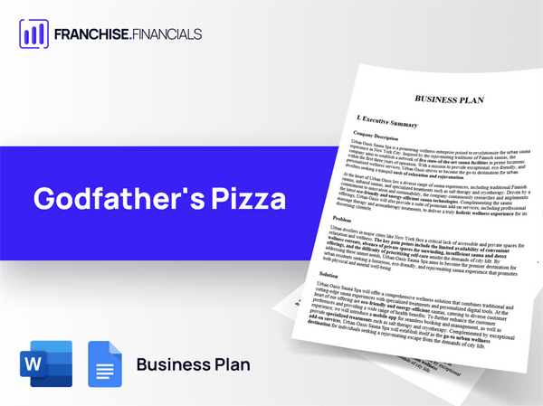 Godfather's Pizza Franchise Business Plan Template