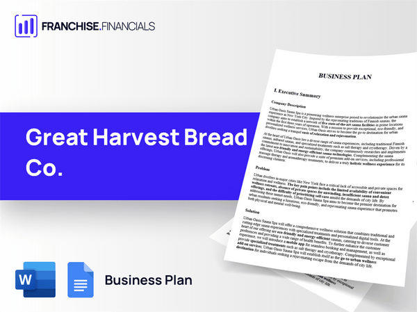 Great Harvest Bread Co. Franchise Business Plan Template