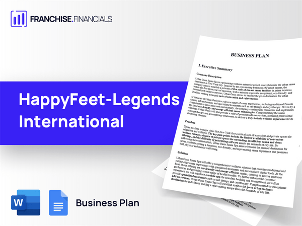 HappyFeet-Legends International Franchise Business Plan Template