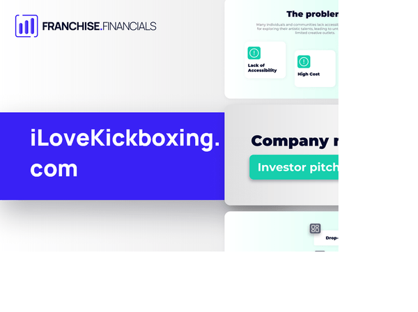 iLoveKickboxing.com Franchise Pitch Deck Template