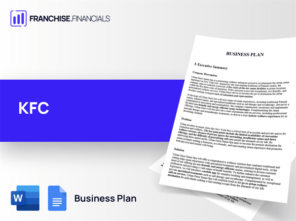 KFC Franchise Business Plan Template