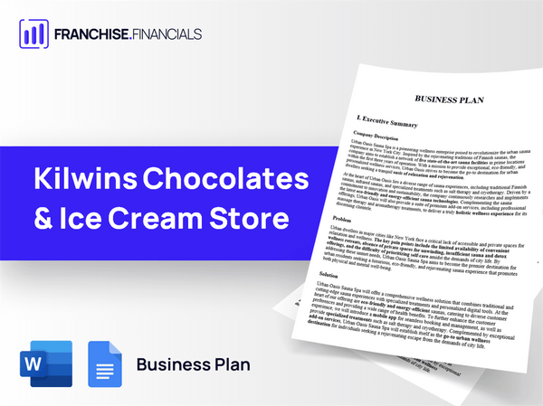 Kilwins Chocolates & Ice Cream Store Franchise Business Plan Template
