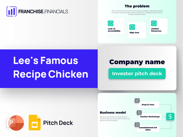 Lee's Famous Recipe Chicken Franchise Pitch Deck Template