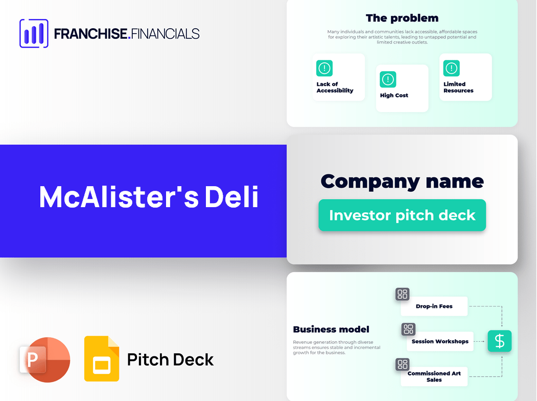 McAlister's Deli Franchise Pitch Deck Template