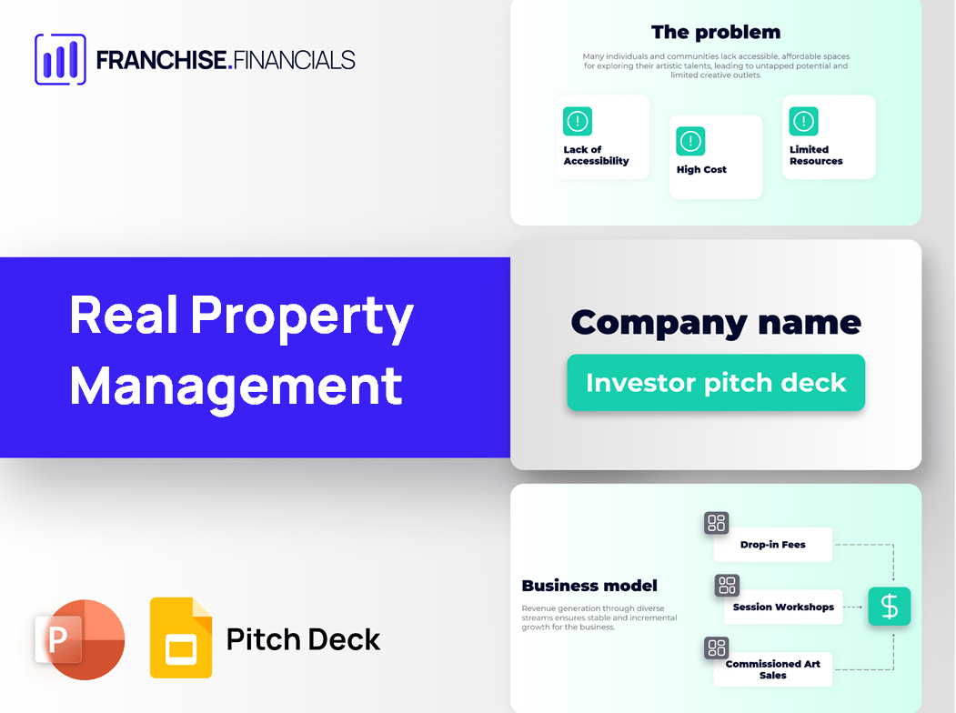 Real Property Management Franchise Pitch Deck Template