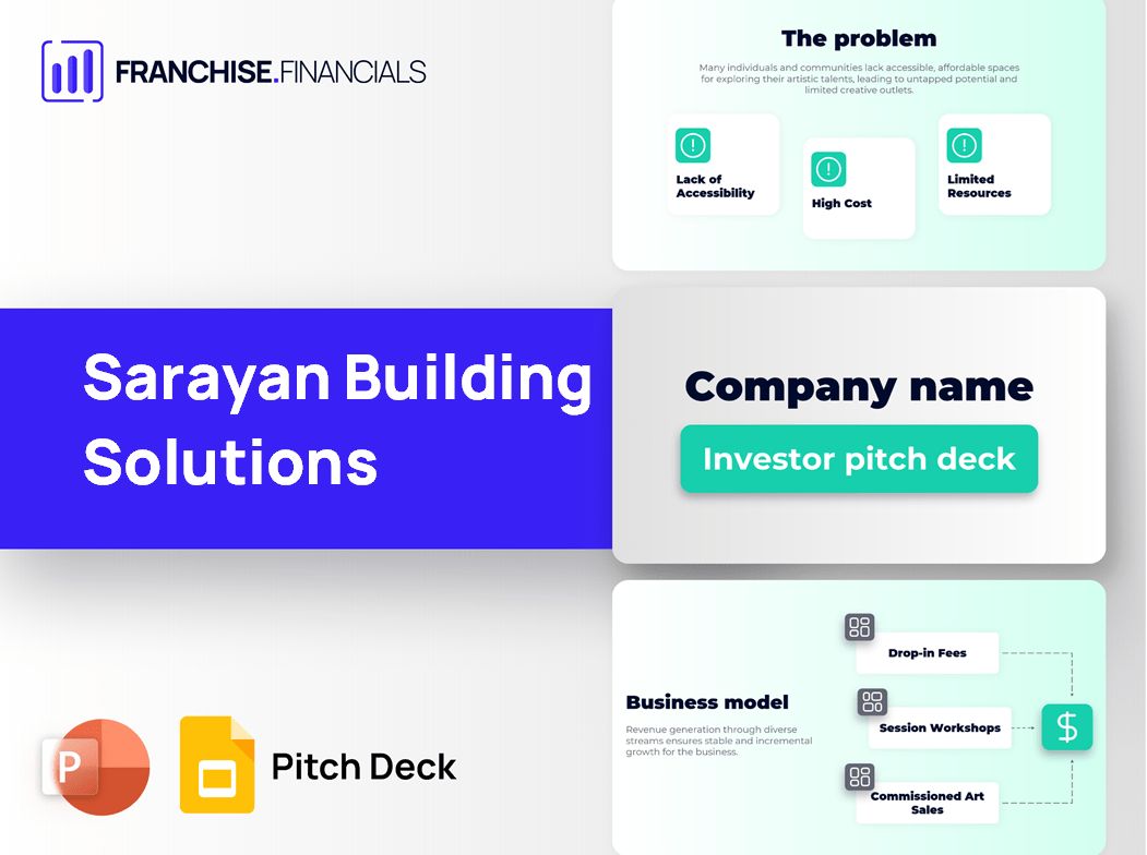 Sarayan Building Solutions Franchise Pitch Deck Template