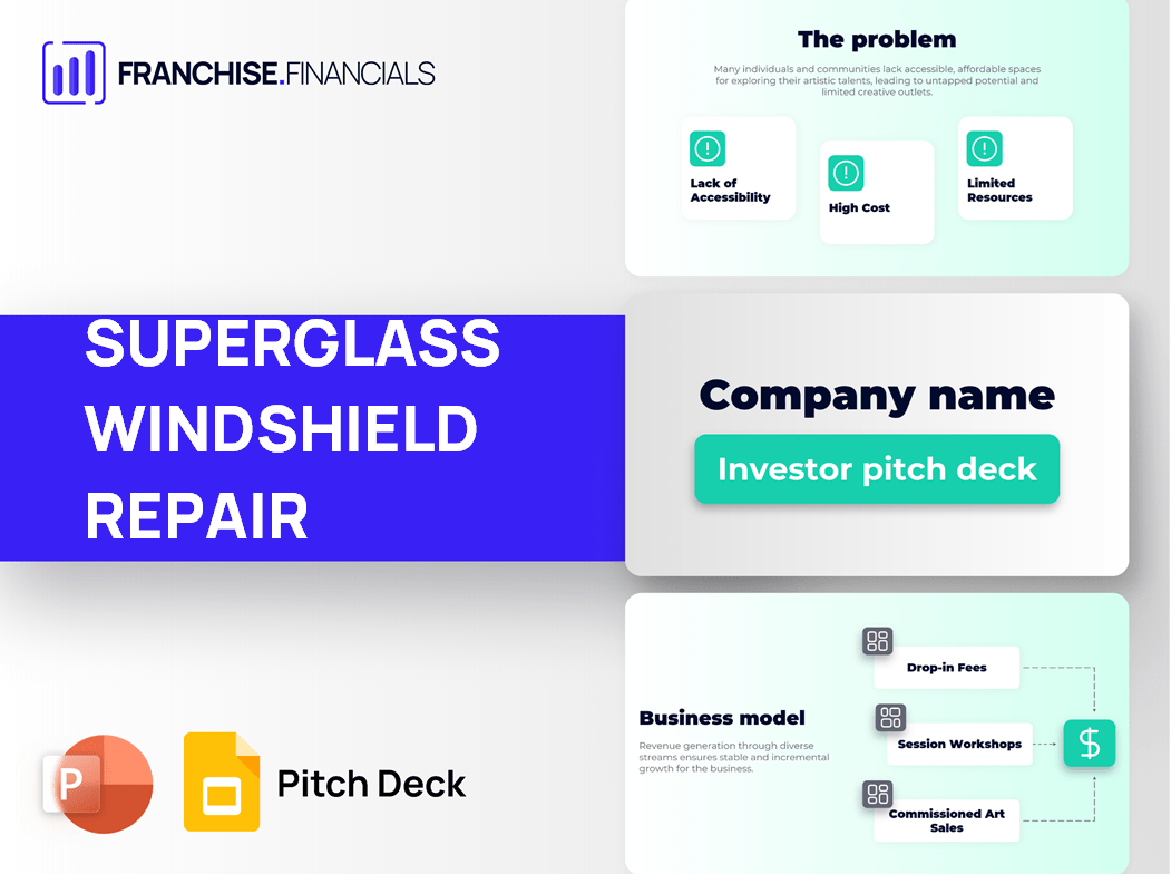 SUPERGLASS WINDSHIELD REPAIR Franchise Pitch Deck Template