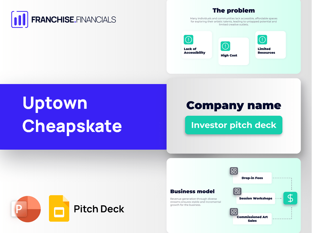 Uptown Cheapskate Franchise Pitch Deck Template